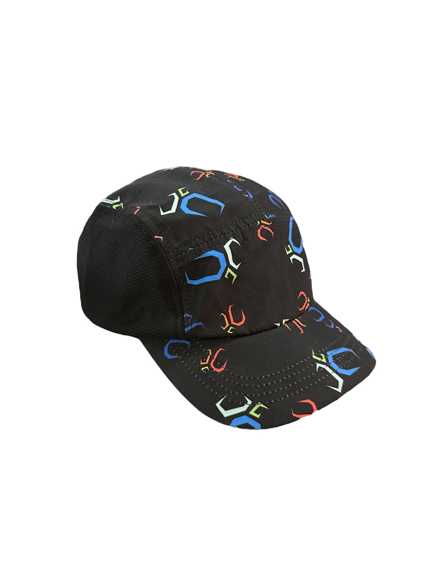 5 Panel Hat - Dark Rainbow