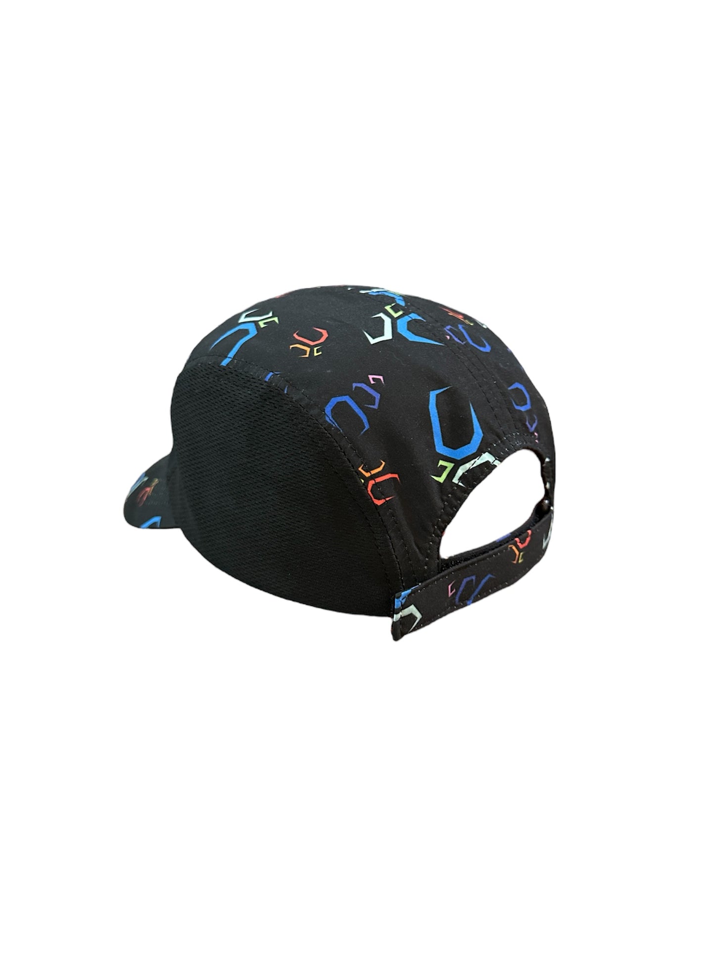 5 Panel Hat - Dark Rainbow